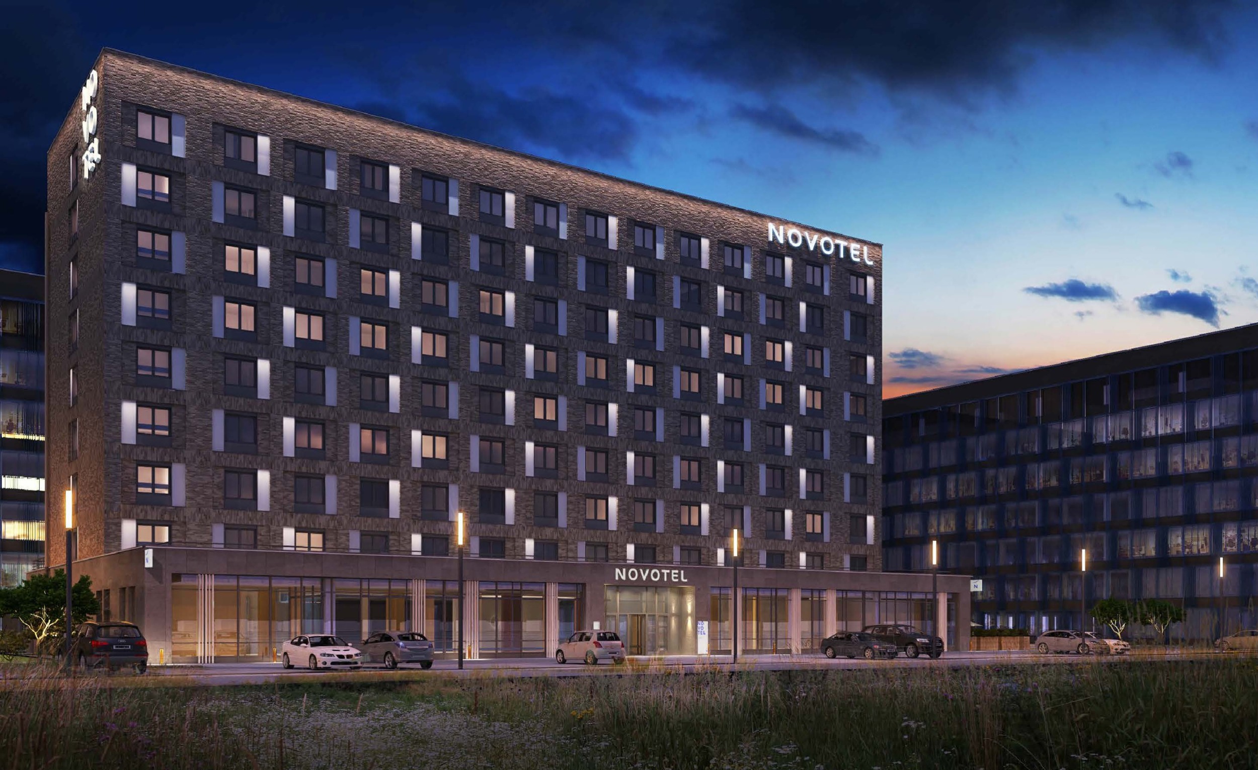 Гостиница Novotel в составе офисного парка Comcity
